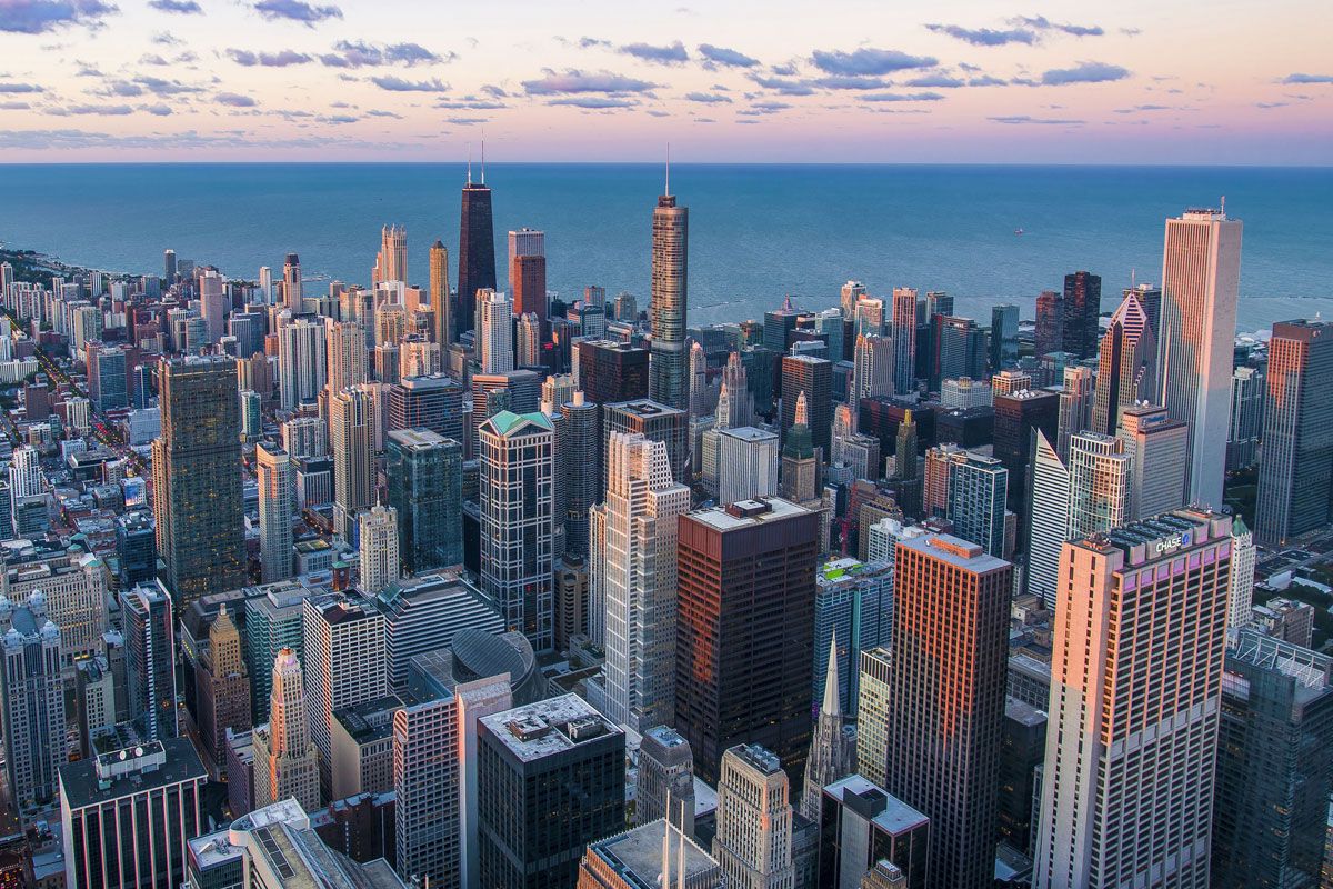 Skyscrapers Ariel View Skyscrapers Ariel View